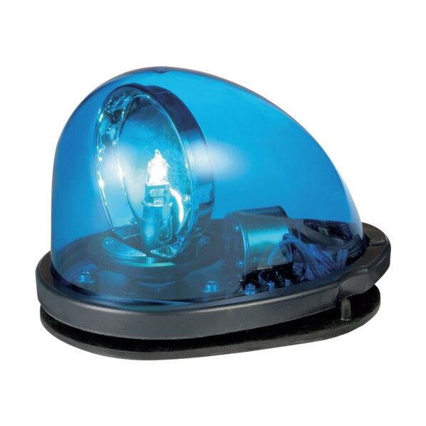 流線型回転灯青