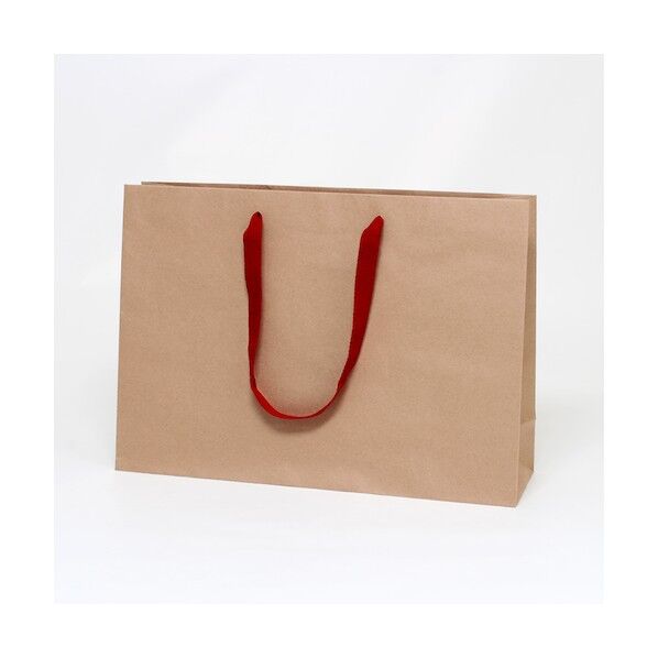 手提げ紙袋 ファッションバッグ クラフト 横2才