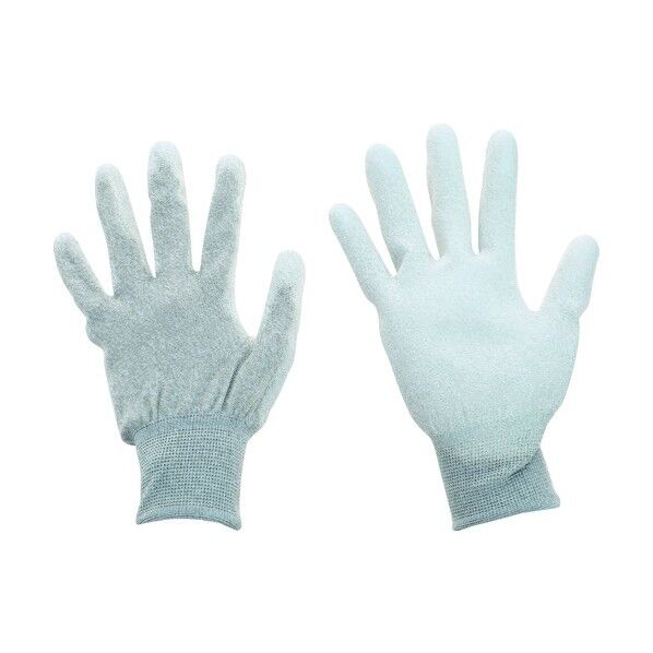 銅繊維入ESD手袋 手ノヒラコートタイプ L ESD-GPCL-M10 10双