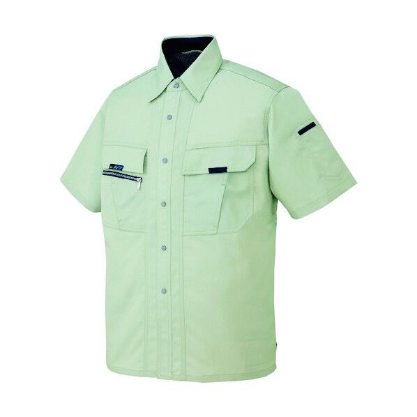 半袖シャツ(男女兼用)AZ9037-005アースグリーン4L 005アースグリーン 4L 9037 1