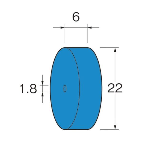 ホイール型セラミックゴム砥石粒度(#):120高さ(mm)6.0 R5332 10枚