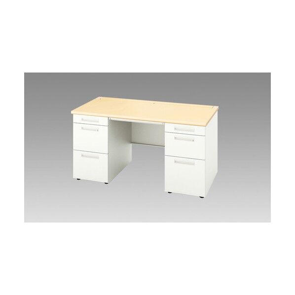 両袖デスク XEHH147BG-WS 1点