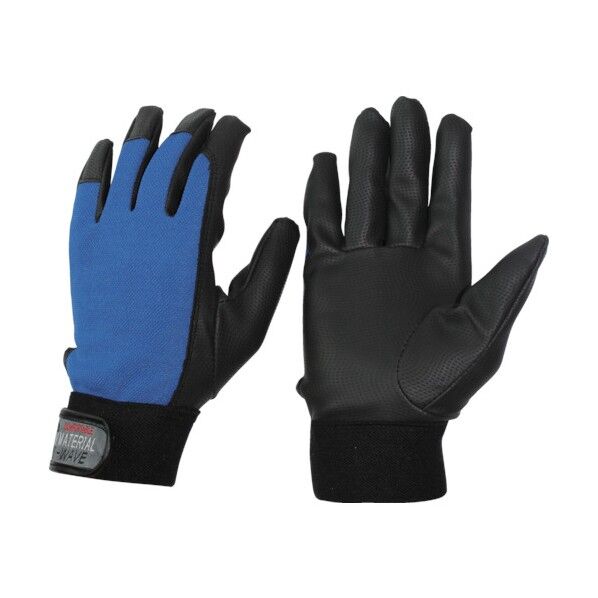 おたふく手袋 おたふくピーユーウェーブLL LL ブルー K-18 1点