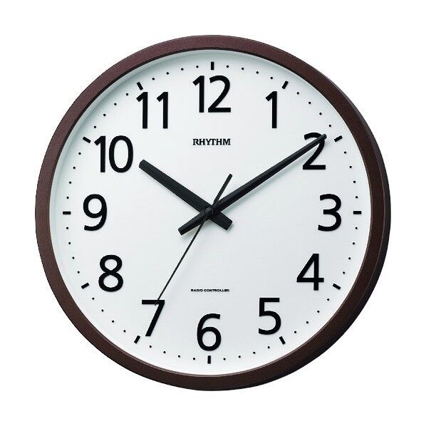 RHYTHM リズム 電波掛時計 358 x 358 x 49 mm 4MYA38SR06 1個