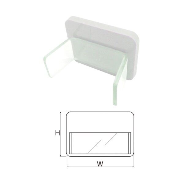 JAPPY 樹脂製ケーブル配線保護カバーNダクト エンドキャップ W=40 ホワイト C-43-EC-W-JP 1