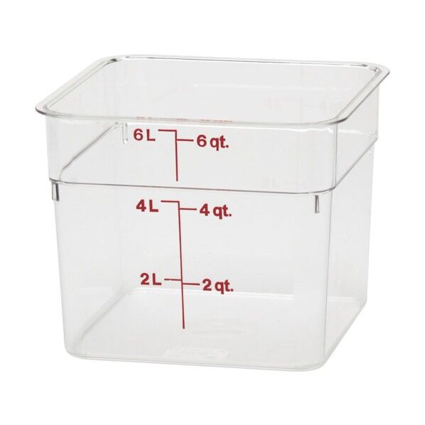 角型コンテナー/クリアー 6SFSCW(135) 1点