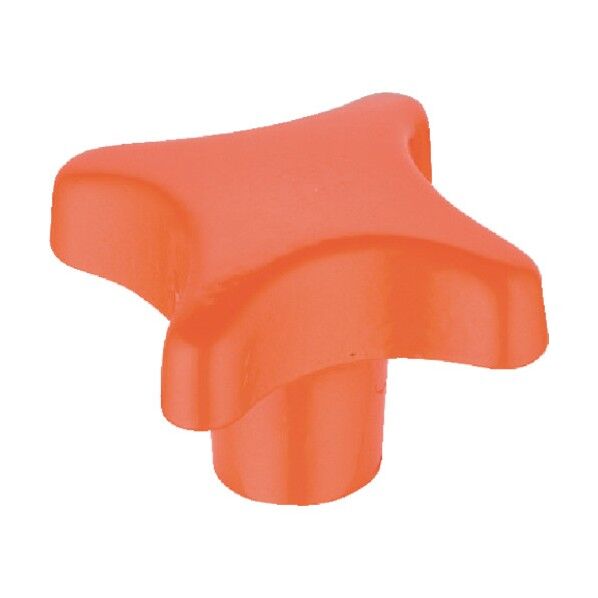 パームグリップ DIN6335、鋳鉄 樹脂塗装 形状C オレンジ 24620.0540 1点