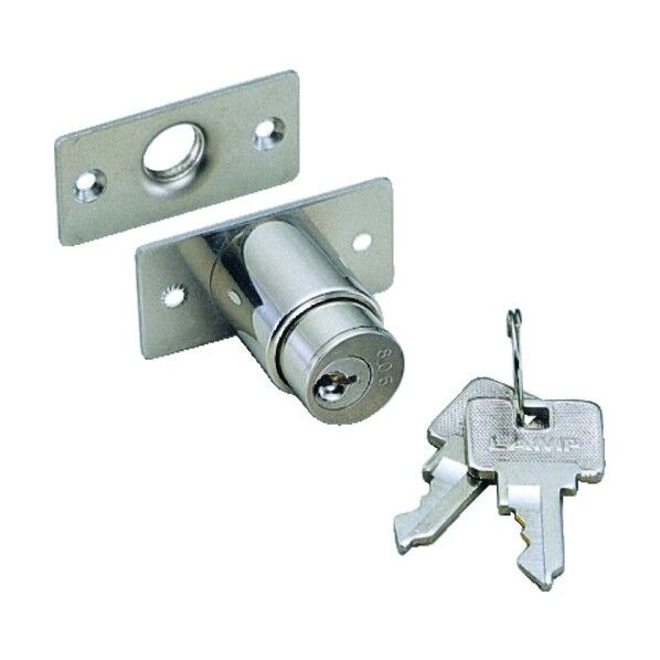 150001044 2100M-Dシリンダープッシュ錠 2100M-D(150-001-044) 1セット