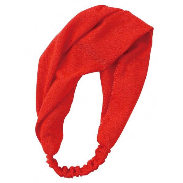 カラー ヘアーターバン 赤