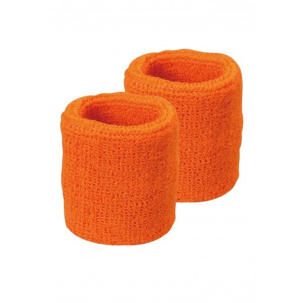 ふんわりタオル地リストバンド オレンジ