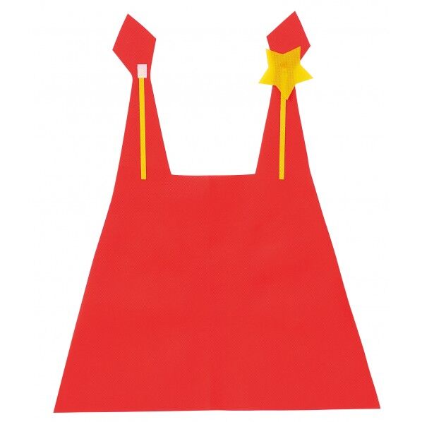 スター付マント レッド