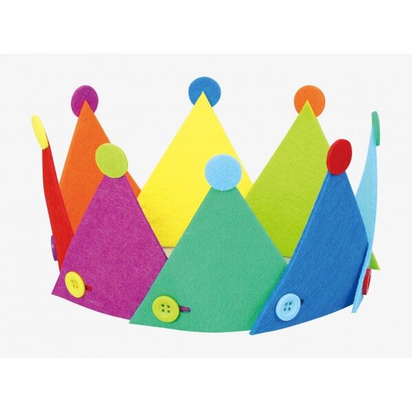 フェルトでクラウン