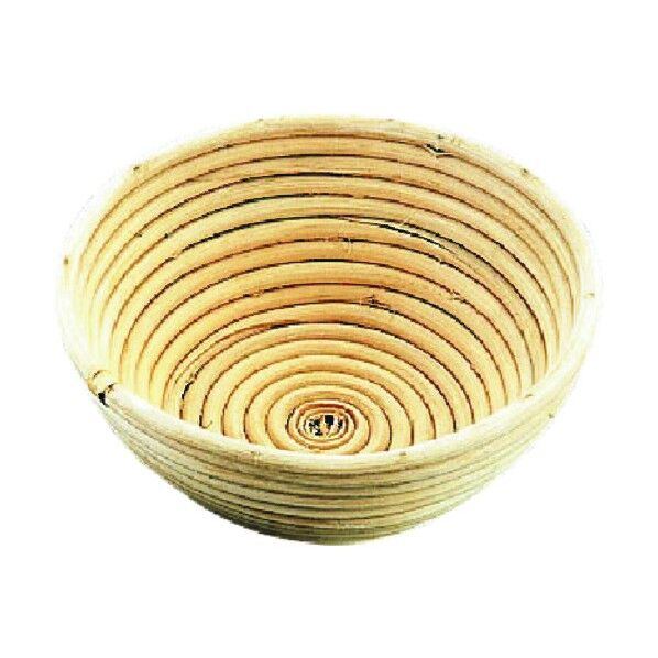 ムラノ 籐製醗酵カゴ 丸型 19cm WHT2901 1個