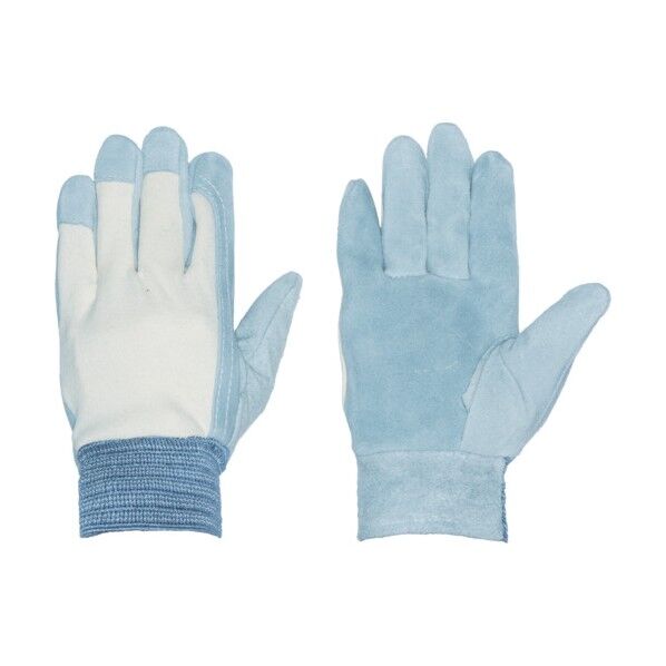 国産牛床革手袋 甲メリヤス