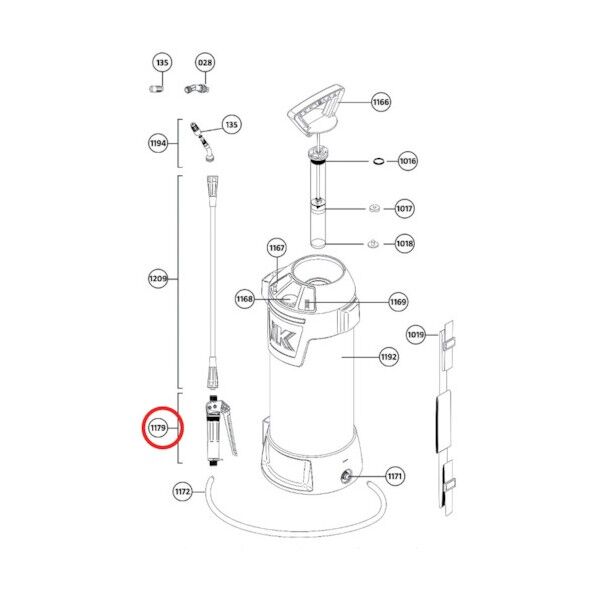 コンプリートトハンドル(METAL、INOX/SST用) 81875816 1点