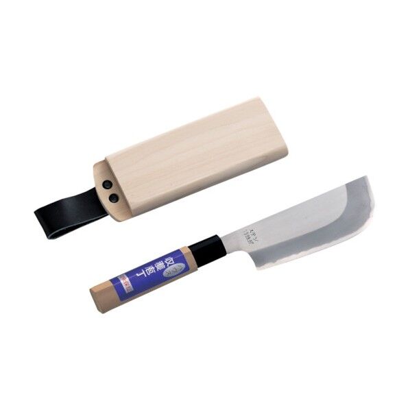 豊稔企販 豊稔 光山作 V金割込収穫包丁 鞘入 HT-6789 1個...