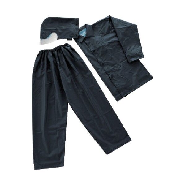 レインウェアL紺 378-251 1