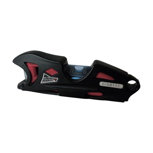 超強力マグネット搭載ホルダ付水平器 プロテクトアーマープラス ブラック 150mm RB-150B 1点