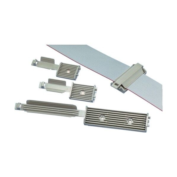 粘着テープ付フラットケーブル固定具