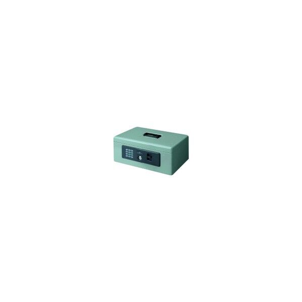 プラス 13101)電子ロック手提金庫 M グレー CB-020HL 1点