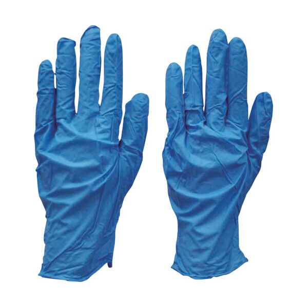 BR810ニトリル極薄手袋 SS ブルー 5693 100枚