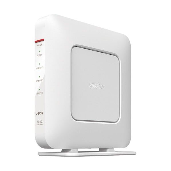 無線LAN親機 11ax/ac/n/a/g/b 1201＋573Mbps WSR-1800AX4S-WH 1点