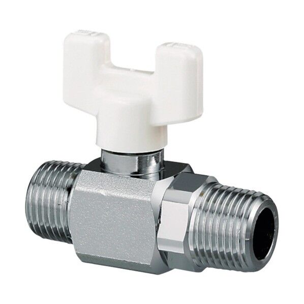 ボールバルブ AE2型 (黄銅) Rねじ×Rねじ メッキ付