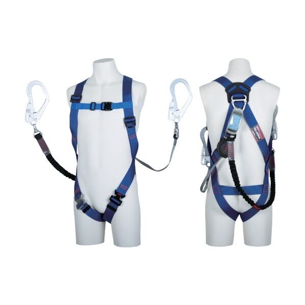 ライトハーネス (ワン・ハンド巻取式+伸縮性ランヤードタイプ)