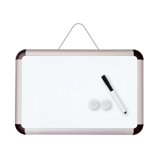 アルミフレームホワイトボード M 450×16×300mm 063318 1枚