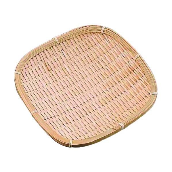 ツカサキ 竹 天プラ皿 ヒゴ角皿 14-576 QTV3501 1個