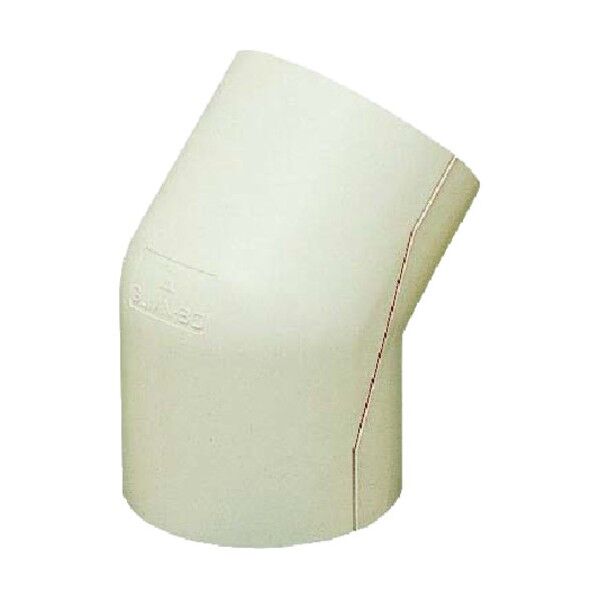 ダクト曲ガリ45° ミルキーホワイト GUMN-80M 1