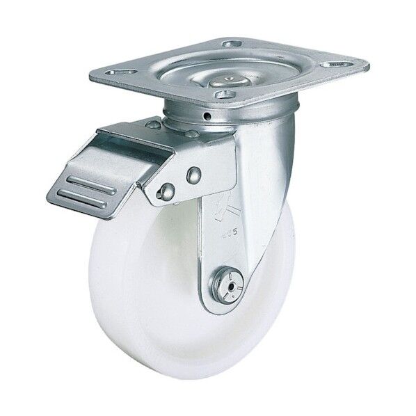 400Sシリーズ方向規制自在ナイロン車100mm 平戸車 400FASN100 1個