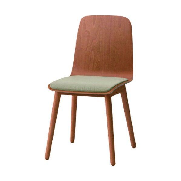 ノットワーク木脚チェア座パッド KLL-124C-MF6 1点