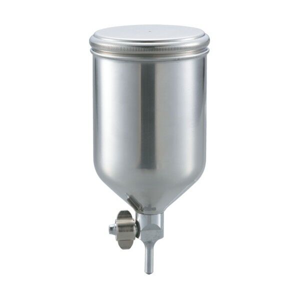 ステンレス塗料カップ重力式用容量0.4L脚付