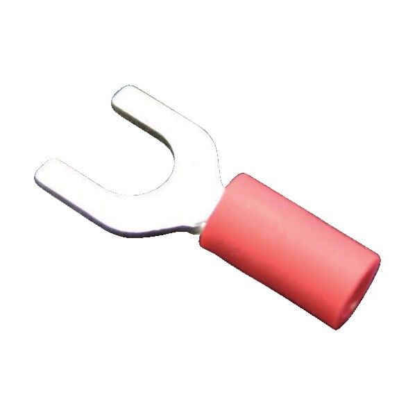 ビニル絶縁付角先開形端子(ストレート形)