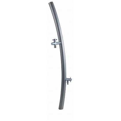 水栓柱　アール（水栓柱） ヘアライン φ60.5×H1680mm 307H 1