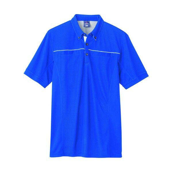 半袖ポロシャツ（男女兼用） 006ブルー 4L 551044 1