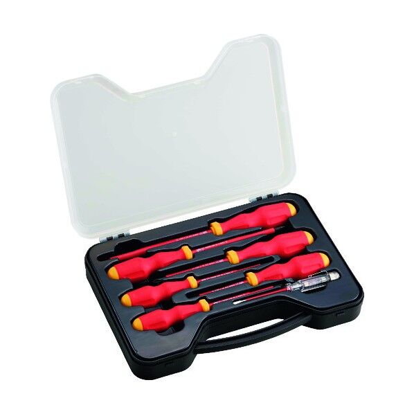 トネ 絶縁ドライバーセット ELD7 1セット...