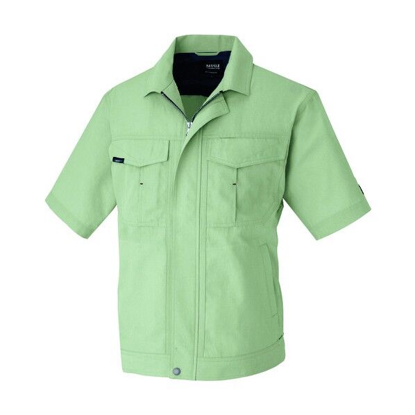 半袖ブルゾン(男女兼用)アジトブロスナイン AZ1632-005アースグリーンLL 005アースグリーン LL 1632 1