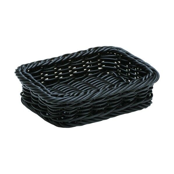 樹脂製太渕ディスプレイカゴ 黒 小 91-025B 黒 小 WKG3504 1個