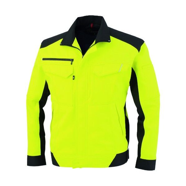 長袖ブルゾン フラッシュイエロー 6Lサイズ A-8081-21-6L 1点