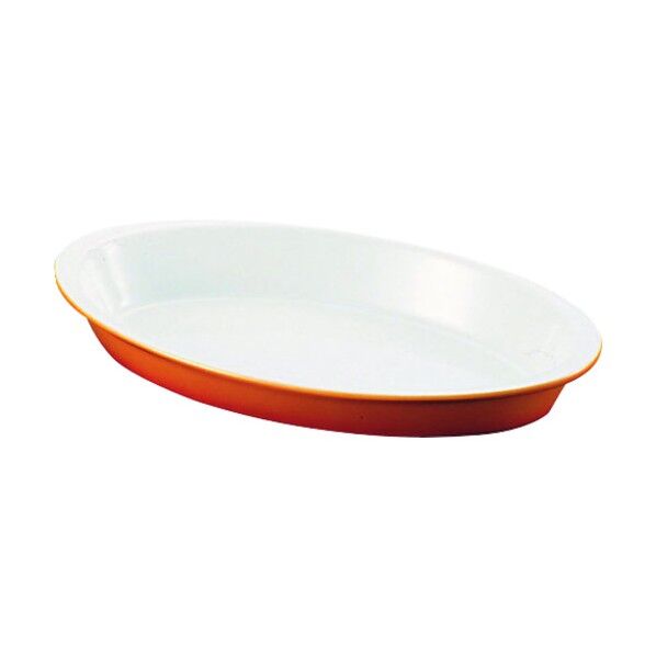 シェーンバルド オーバルグラタン皿 茶 (ツバ付)1011-42B RGL27042 1個