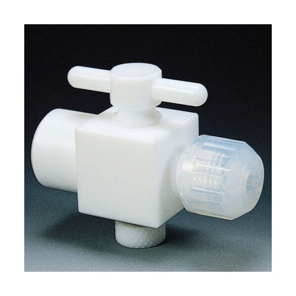 フロンケミカル フッ素樹脂（ＰＴＦＥ）二方バルブ装置用Ｂ型６パイ NR1325-001 1