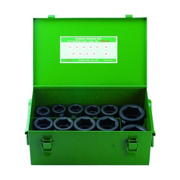 FPC インパクト ショートソケット セット 差込角19.0mm 11pc