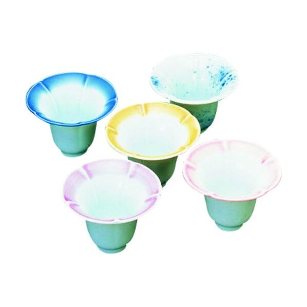 陶器 朝顔 珍味入 ピンク QTV01PI 1個