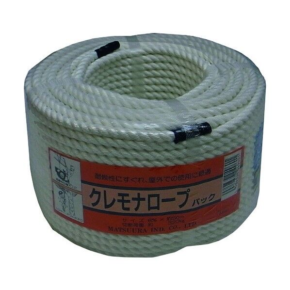 クレモナロープ丸巻パック 6mm×50m 1巻
