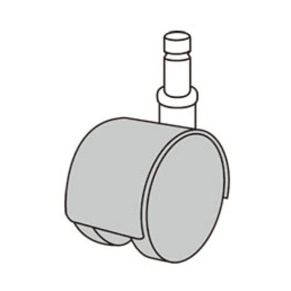 双輪キャスター 5C-BK 1点
