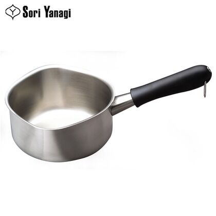 片手鍋 ステンレスミルクパン 蓋なし 16cm ミラー仕上げ 1点