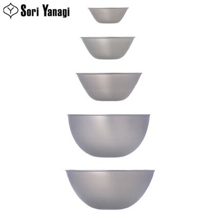 ステンレスボウル 5点セット (13cm16cm19cm23cm27cm) 1点