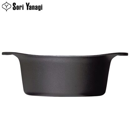 南部鉄器 両手鍋 深型 蓋無し 22cm 1点